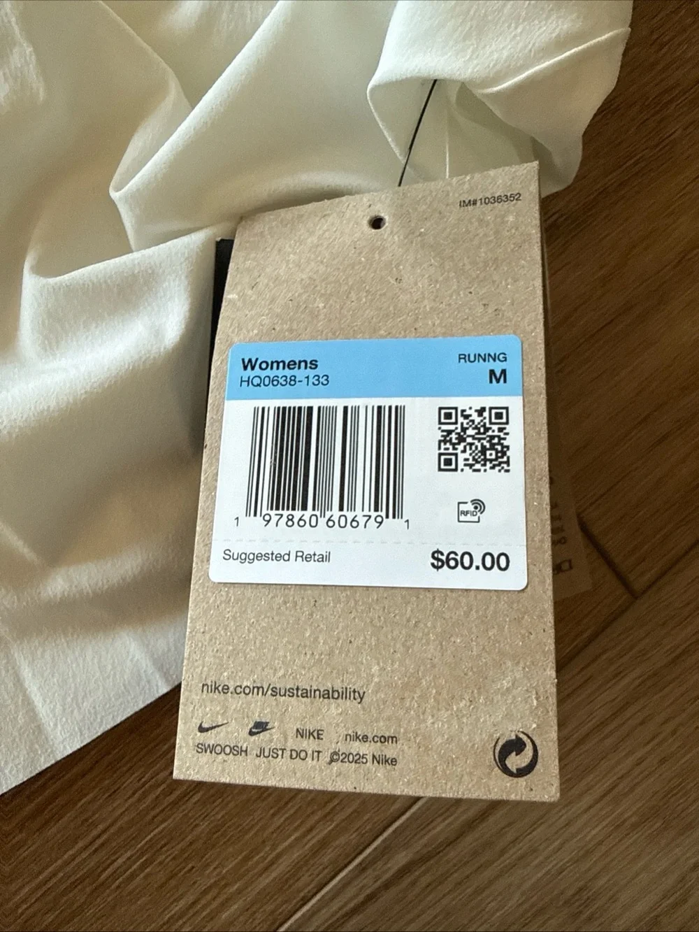 Nike White Women's Athletic Shorts